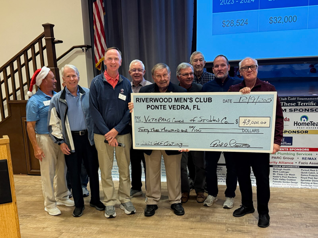 2025 Check Presentation to Veterans Council